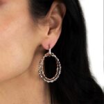 Boccadamo Rose Gold Large Double Torchon Κρίκοι - Image 2