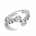 Pandora Timeless Sparkling Overlapping Band Δαχτυλίδι - Image 2