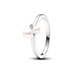 Pandora Timeless Duo Treated Freshwater Cultured Pearls Δαχτυλίδι