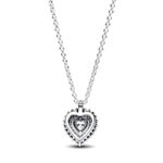 Pandora Timeless Sparkling Heart Halo Pendant Κολιέ - Image 3