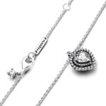 Pandora Timeless Sparkling Heart Halo Pendant Κολιέ - Image 2