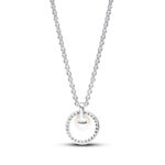 Pandora Timeless Freshwater Cultured Pearl & Pavé Κολιέ - Image 3