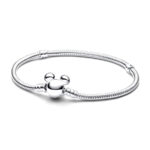 Pandora Disney Mickey Mouse Clasp Moments Snake Chain Βραχιόλι