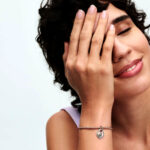 Pandora Moments Two-Tone Twistable Heart Padlock Dangle Σύμβολο - Image 3