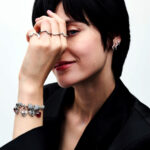 Pandora Moments Two-Tone Twistable Heart Padlock Dangle Σύμβολο - Image 4