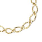 Boccadamo Gold - Colored with Silver Curb Links Κολιέ