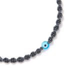 Chrysostomos Ανδρικό Βραχιόλι Πλεκτό με Ματάκι - Image 2