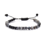 Chrysostomos Παιδικό Xειροποίητο Βραχιόλι με Λαρβικίτη & Όνυχα