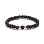 Chrysostomos Παιδικό Xειροποίητο Βραχιόλι με Λάβα & Ματάκι