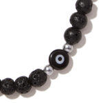 Chrysostomos Παιδικό Xειροποίητο Βραχιόλι με Λάβα & Ματάκι - Image 2