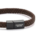 Chrysostomos Ανδρικό Xειροποίητο Δερμάτινο Βραχιόλι - Image 2