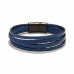 Chrysostomos Ανδρικό Xειροποίητο Δερμάτινο Βραχιόλι