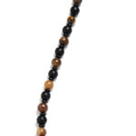 Chrysostomos Ανδρικό Χειροποίητο Κολιέ με Όνυχα & Μάτι της Τίγρης - Image 2