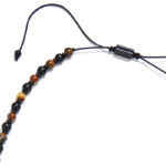 Chrysostomos Ανδρικό Χειροποίητο Κολιέ με Όνυχα & Μάτι της Τίγρης - Image 3