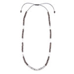 Chrysostomos Ανδρικό Χειροποίητο Κολιέ με Λαρβικίτη & Χαολίτη