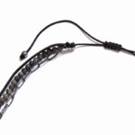 Chrysostomos Ανδρικό Χειροποίητο Τρίσειρο Κολιέ με Λαρβικίτη & Αλυσίδα - Image 3