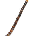 Chrysostomos Ανδρικό Χειροποίητο Κολιέ με Καφέ Αχάτη - Image 2