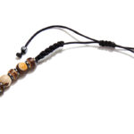 Chrysostomos Ανδρικό Χειροποίητο Κολιέ με Καφέ Αχάτη - Image 3