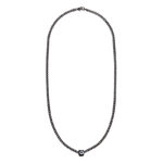 Chrysostomos Ανδρικό Χειροποίητο Κολιέ με Αλυσίδα & Ματάκι