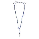 Chrysostomos Ανδρικό Χειροποίητο Κολιέ Ροζάριο με Σοδαλίτη