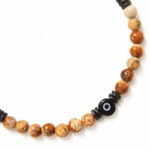 Chrysostomos Ανδρικό Βραχιόλι με Ίασπι, Αιματίτη & Ματάκι - Image 2