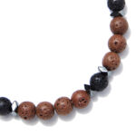 Chrysostomos Ανδρικό Χειροποίητο Βραχιόλι με Λάβα - Image 2