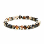 Chrysostomos Ανδρικό Βραχιόλι με Αχάτη & Αιματίτη