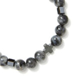 Chrysostomos Ανδρικό Βραχιόλι με Αχάτη & Σταυρό - Image 2