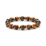 Chrysostomos Ανδρικό Βραχιόλι με Μάτι της Τίγρης