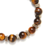 Chrysostomos Ανδρικό Βραχιόλι με Μάτι της Τίγρης - Image 2