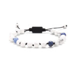 Chrysostomos Ανδρικό Χειροποίητο Πολύσειρο Βραχιόλι με Χαολίτη