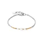 Coeur De Lion Βραχιόλι Classic Princess Freshwater Pearls Bicolor