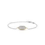 Ti Sento Gold Plated White Zirconia Βραχιόλι