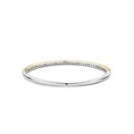 Ti Sento Silver CZ Gold Plated Bangle Βραχιόλι - Image 2