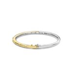 Ti Sento Silver CZ Gold Plated Bangle Βραχιόλι - Image 3