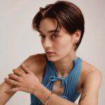 Ti Sento Silver CZ Gold Plated Bangle Βραχιόλι - Image 4
