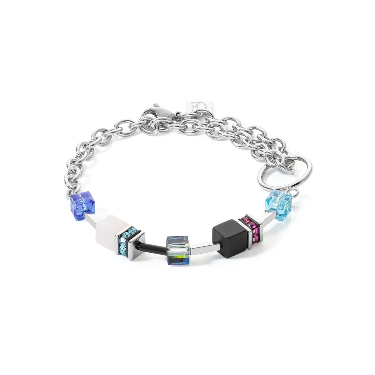 3040301561 Coeur De Lion Βραχιόλι GeoCUBE® Iconic Precious Silver Multicolor - Image 1