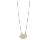 Ti Sento Gold Plated White Zirconia Κολιέ - Image 2