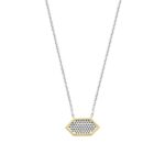 Ti Sento Gold Plated White Zirconia Κολιέ - Image 3