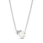 Pandora Moments White Rose in Bloom Κολιέ