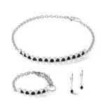 Coeur De Lion Κολιέ Choker Mysterious Silver Black - Image 2