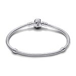 Pandora Moments Rose in Bloom Clasp Snake Chain Βραχιόλι - Image 2