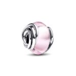 Pandora Moments Encircled Pink Murano Glass Σύμβολο