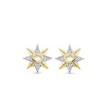 Ti Sento Silver Gold-Plated Stars Σκουλαρίκια - Image 2