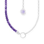 Thomas Sabo Member Charm Violet Silver Κολιέ
