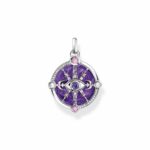 Thomas Sabo Silver Violet & Colorful Stones Μενταγιόν