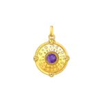 Thomas Sabo Yellow Gold Violet & Colorful Stones Μενταγιόν - Image 2