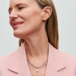 Pandora Moments White Rose in Bloom Double Dangle Σύμβολο - Image 5