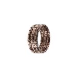 Albert M. Textured Bands Σετ Δαχτυλίδια