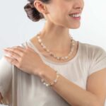 Coeur De Lion Κολιέ GeoCUBE® Iconic Nature gold white - Image 3